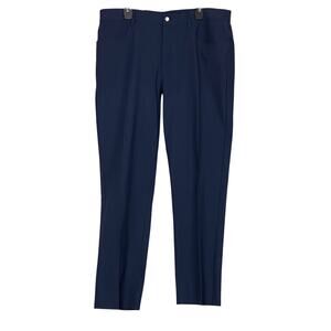 Rhoback Pants 40x32 Navy Delta Golf Performance Stretch Tech Chino Preppy Luxury